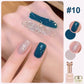 Modieuze Duo-Kleur Glitternagellak Combinatieset