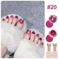 Modieuze Duo-Kleur Glitternagellak Combinatieset