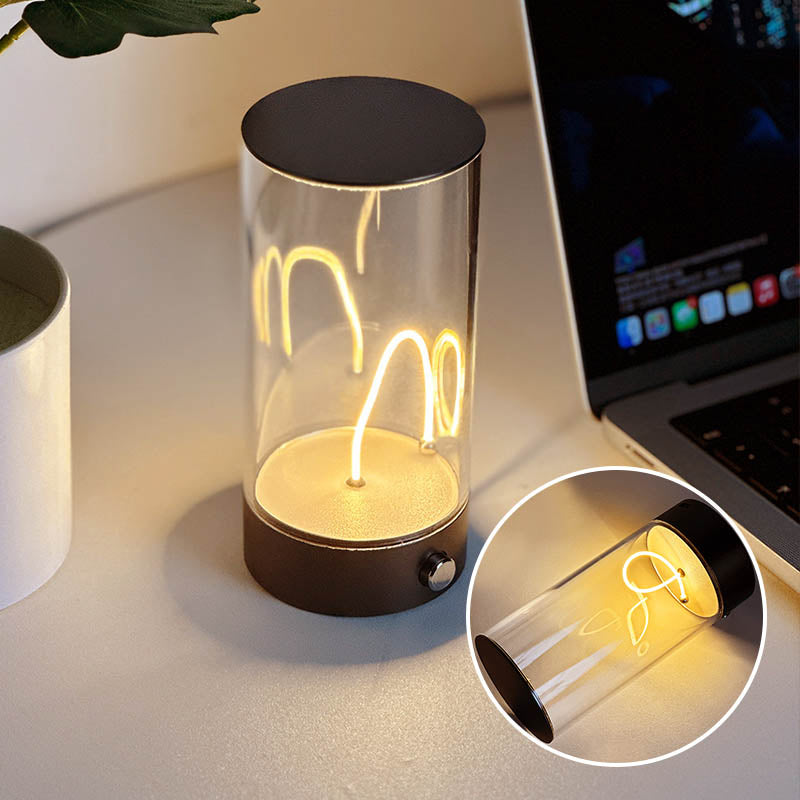 Minimalist Cordless LED Desk Lamp with Breathing Effect