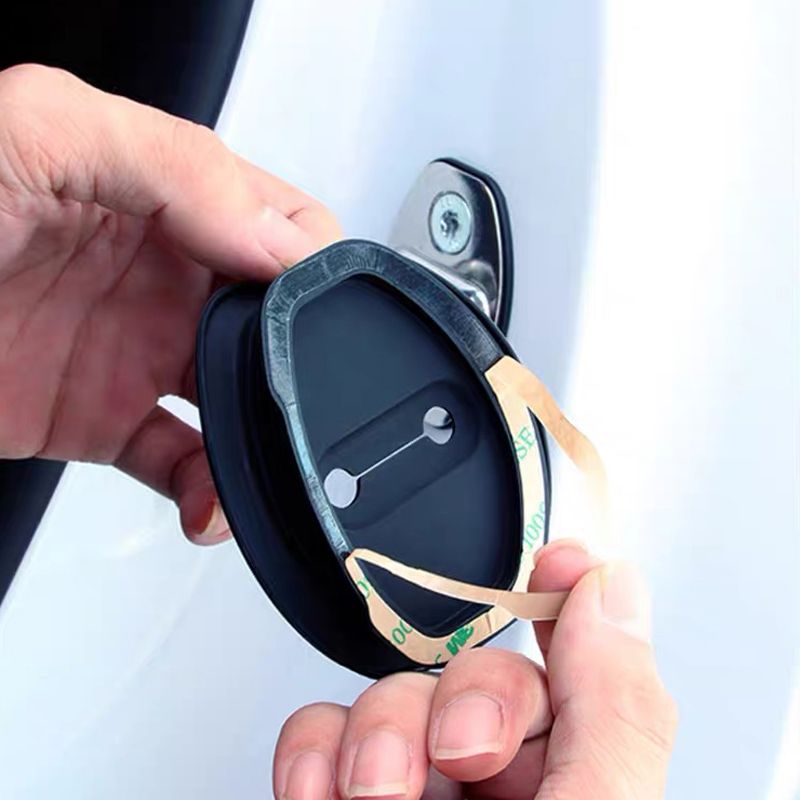 ✨  Schokabsorberend Deurslot Beschermkussen – Voorkom Krassen & Stoten, Universeel & Duurzaam! 🚗💥