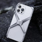 Luxe aluminiumlegering frameless hol telefoon geval voor iPhone