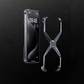 Luxe aluminiumlegering frameless hol telefoon geval voor iPhone