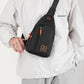 Waterdichte Crossbody Schoudertas met Meerdere Zakken