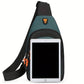 Waterdichte Crossbody Schoudertas met Meerdere Zakken