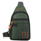 Waterdichte Crossbody Schoudertas met Meerdere Zakken