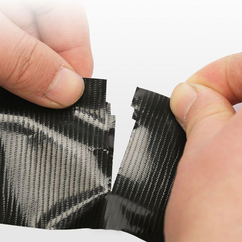 Zwarte, extra sterke plakband voor reparaties