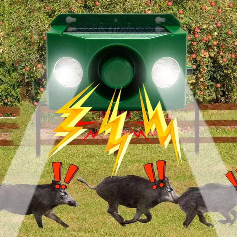 Waarschuwingslichten op zonne-energie om wilde dieren af te schrikken