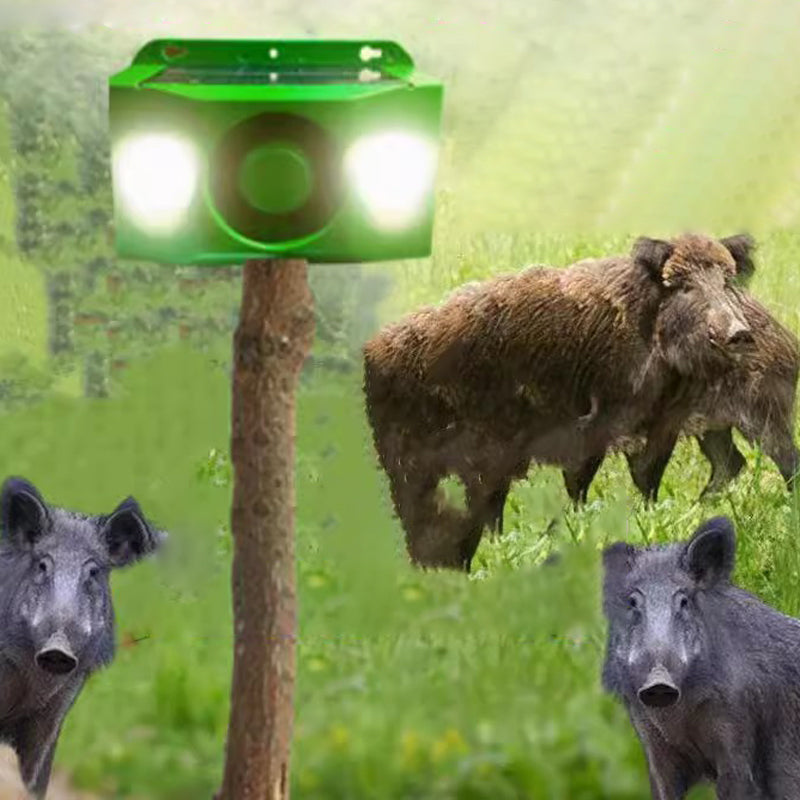 Waarschuwingslichten op zonne-energie om wilde dieren af te schrikken