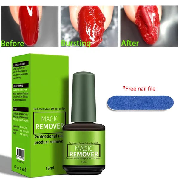 📢📢  1+1 gratis⏰✨ Nagellak verwijderen zonder gedoe – Verbeterde Magic Nagellakremover