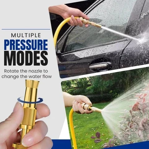 Koperen Waterleidingadapter & Mondstuk Voor Hogedrukwaterslang