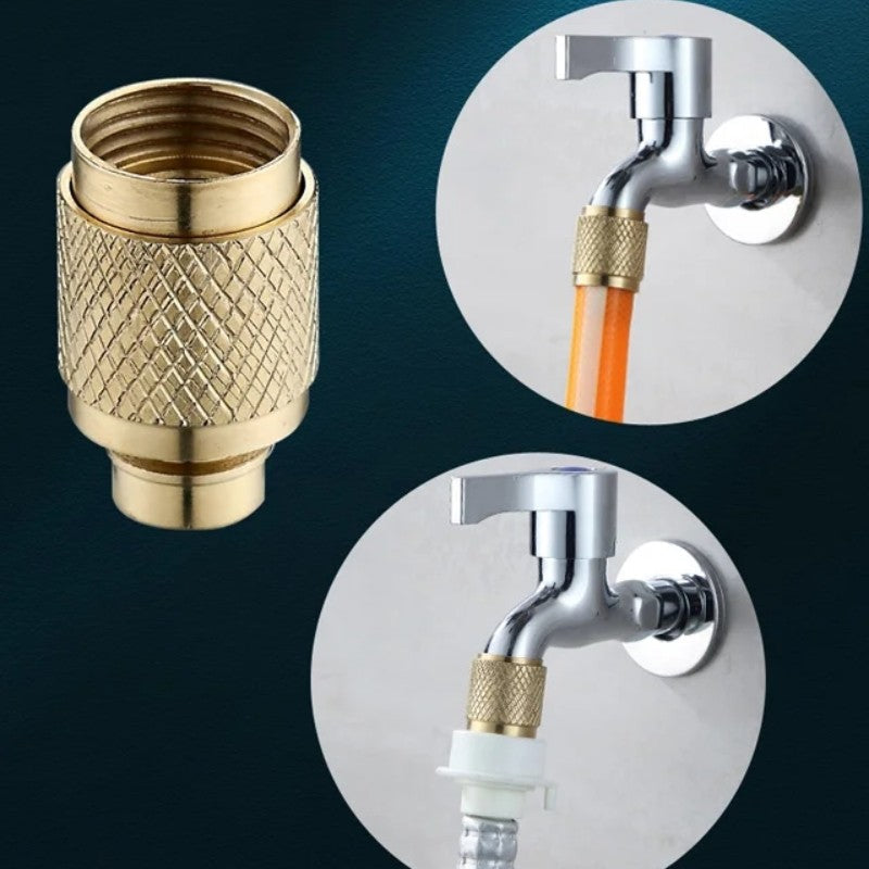 Koperen Waterleidingadapter & Mondstuk Voor Hogedrukwaterslang