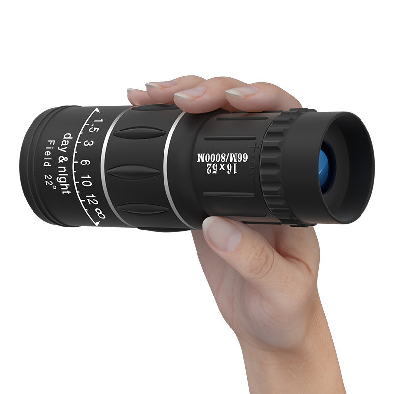16X52 Professional High-power High-definition Low-light Night Vision Monocular Telescope