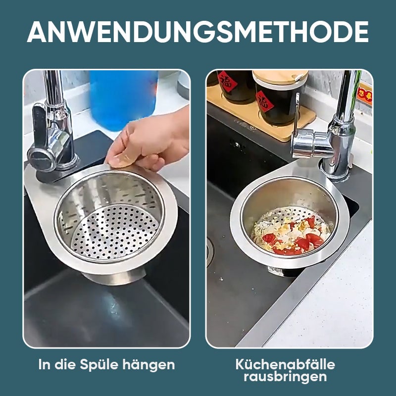 📢📢 50% KORTING !! ⏰🔥Roestvrijstalen zeefmand in zwaanvorm voor de gootsteen