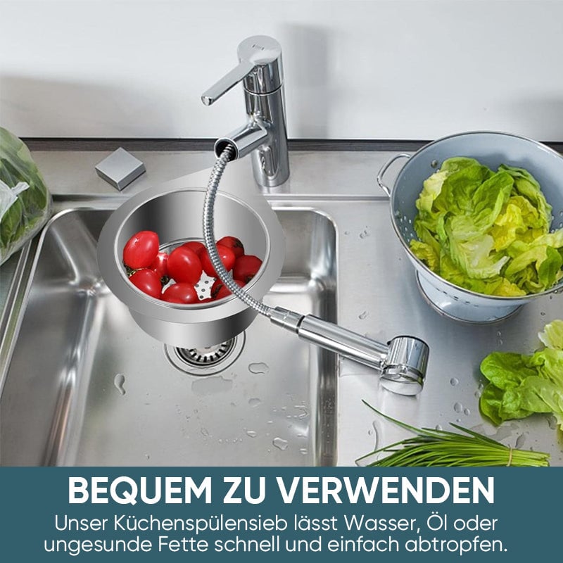 📢📢 50% KORTING !! ⏰🔥Roestvrijstalen zeefmand in zwaanvorm voor de gootsteen
