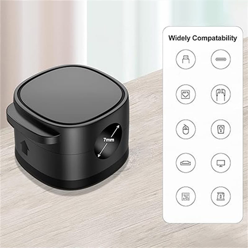 6 stuks magnetische multifunctionele kabelhouders