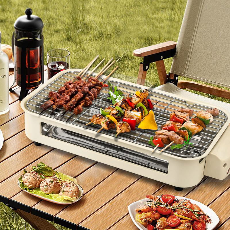 Grote capaciteit afneembare multifunctionele rookloze elektrische grill
