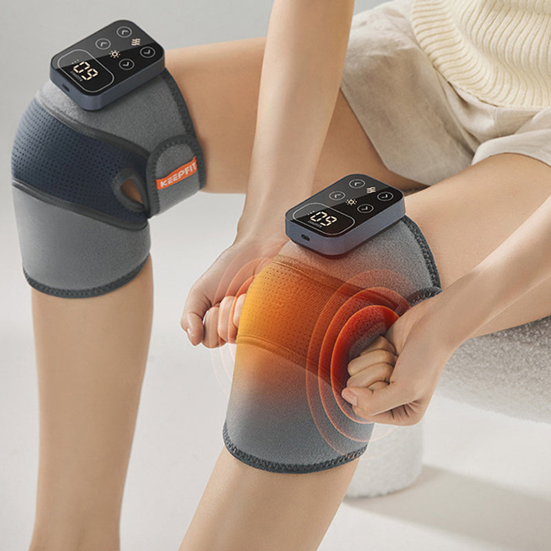 Hete kompres kniemassager met LED-display