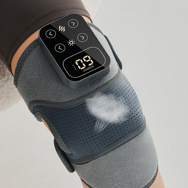 Hete kompres kniemassager met LED-display