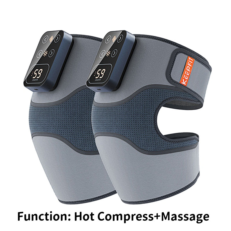 Hete kompres kniemassager met LED-display