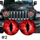 Beast Eyes Koplamp Stickers (1 paar)