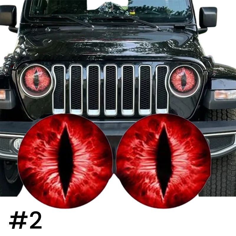 Beast Eyes Koplamp Stickers (1 paar)