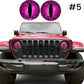 Beast Eyes Koplamp Stickers (1 paar)