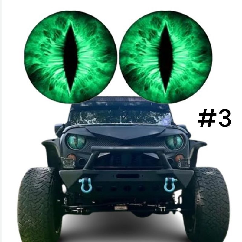Beast Eyes Koplamp Stickers (1 paar)