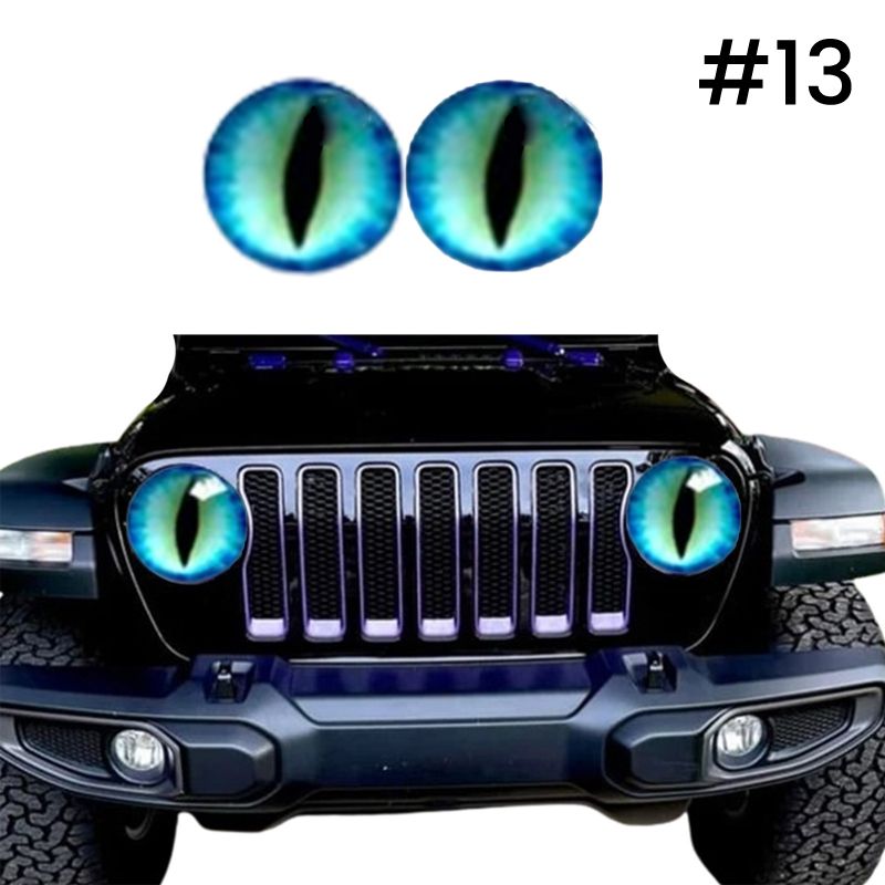 Beast Eyes Koplamp Stickers (1 paar)
