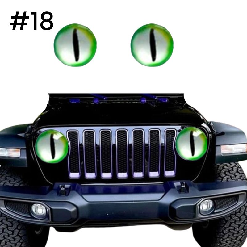 Beast Eyes Koplamp Stickers (1 paar)