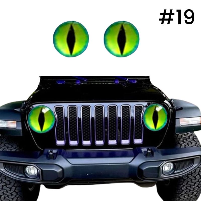 Beast Eyes Koplamp Stickers (1 paar)