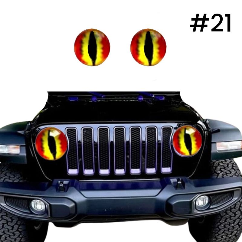 Beast Eyes Koplamp Stickers (1 paar)