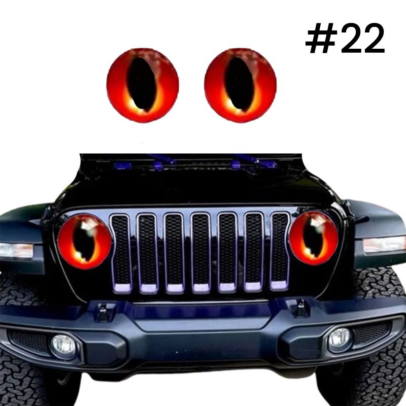 Beast Eyes Koplamp Stickers (1 paar)