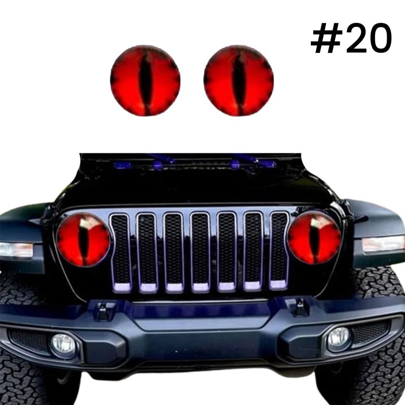 Beast Eyes Koplamp Stickers (1 paar)