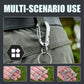 Multifunctionele titanium sleutelhanger-karabijnhaak met zakmes