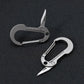 Multifunctionele titanium sleutelhanger-karabijnhaak met zakmes