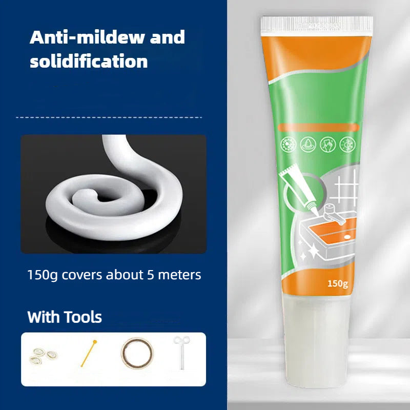Waterdichte reparatieset voor witte voegen