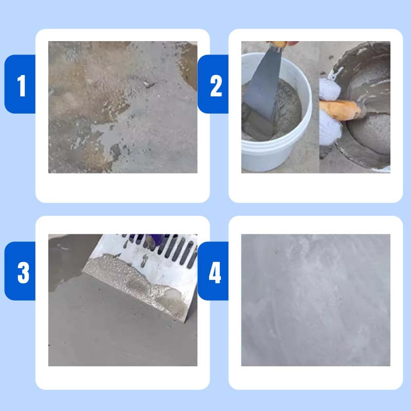 Sneldrogend cement voor spleetvulling en lekdichting