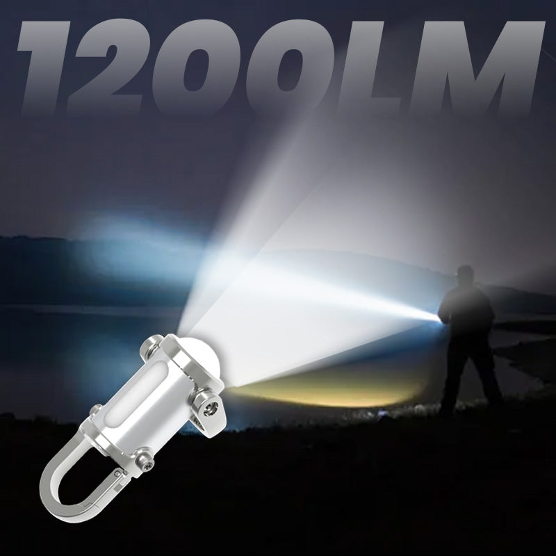 🔥Hete verkoop🔥1200LM Super Heldere Mini Sleutelhanger Zaklamp Waterdicht
