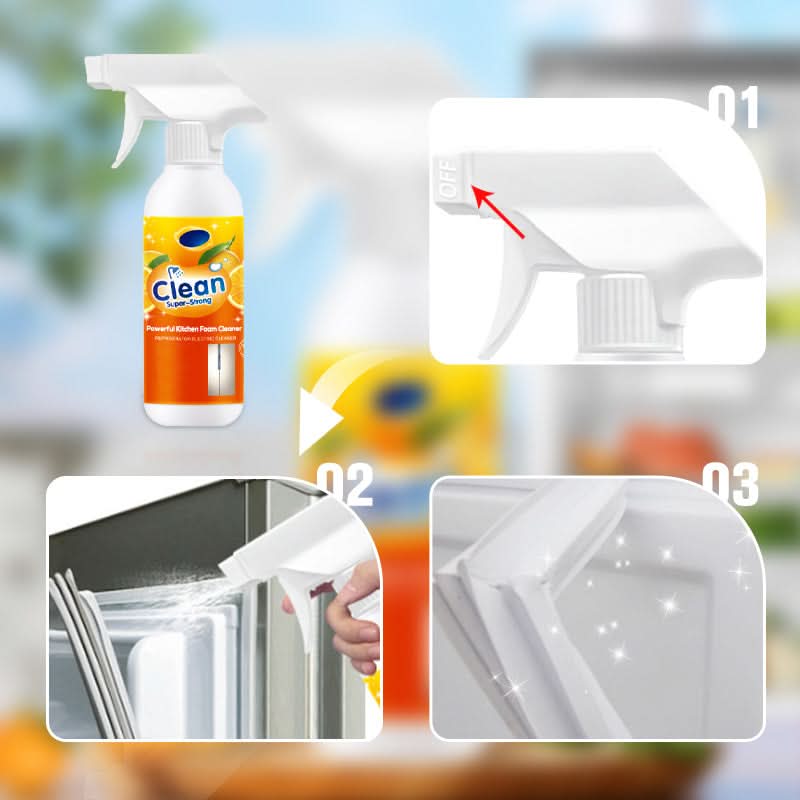 🔥2025 Nieuwjaarsuitverkoop🔥Krachtige Keuken Schuim Vet- en Schimmelreiniger
