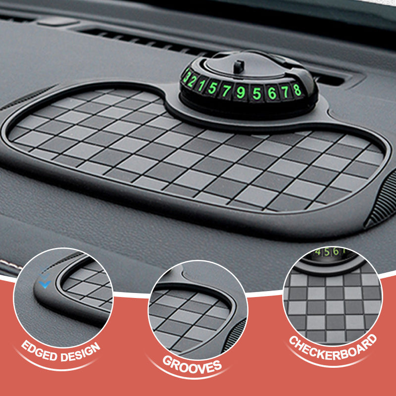 Multifunctionele Auto Telefoonhouder met Antislip Dashboardmat