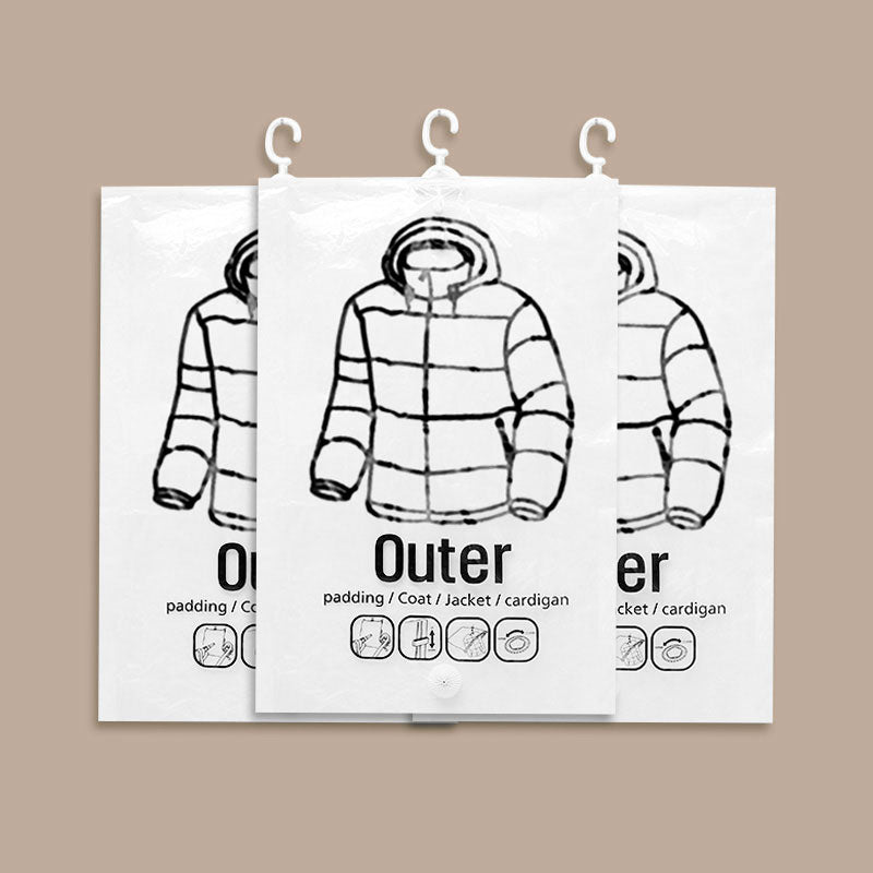 🎉Nieuwjaars Cadeau 50% KORTING!✨ Hangende Vacuüm Opbergzakken met Elektrische Pomp – Bespaar 75% Meer Ruimte & Tijd!