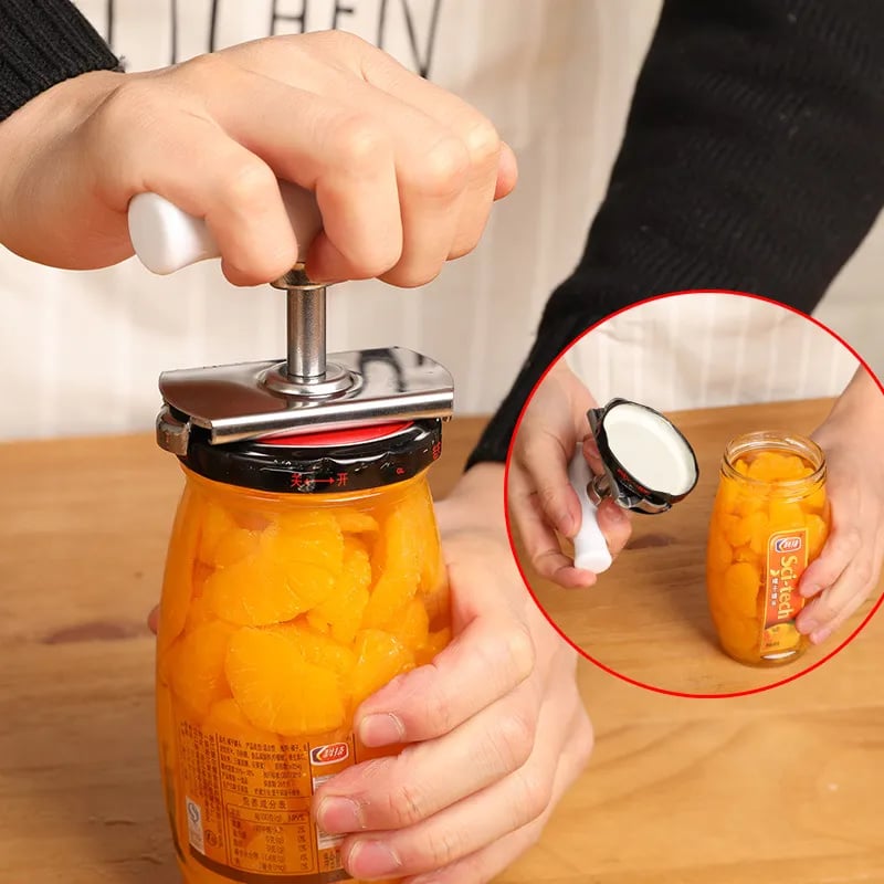 🔥Clearance Sale🔥Effortless Arthritis Jar Opener🔥（Koop er 2 en krijg er 1 gratis）Simple Verstelbare Roestvrijstalen Flesopener