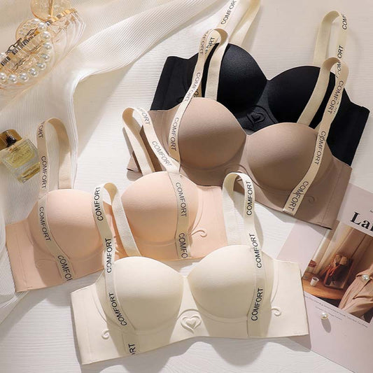💜Beperkte uitverkoop 50% KORTING💜Gevoerde push-up draadloze comfortbeha voor dames