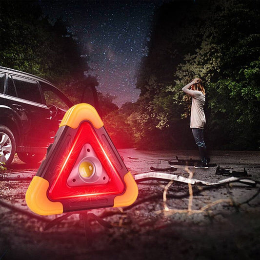 🔥Mega Zomer Sale！🔥 3-IN-1 zon nooddriehoek waarschuwingslicht langs de weg