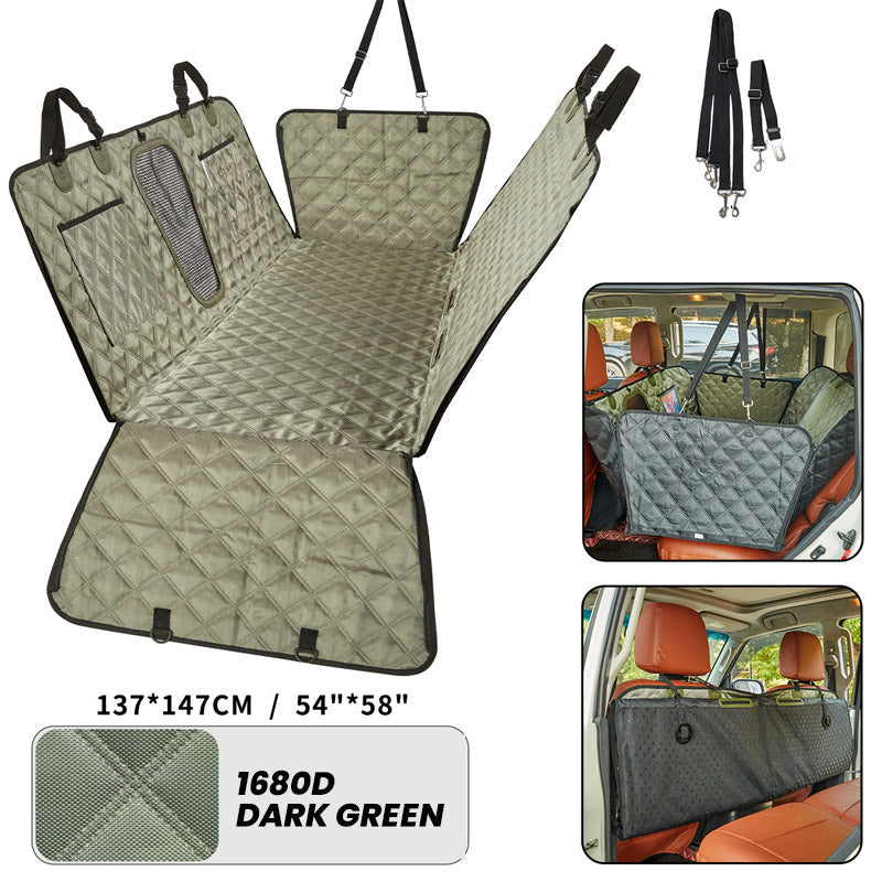 🚗Reismatras van traagschuim voor op de achterbank van de auto