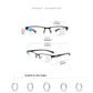 Titanium Multifocale Leesbrillen - Fotochromatisch Progressief Dubbel Licht Blauwlichtfilter