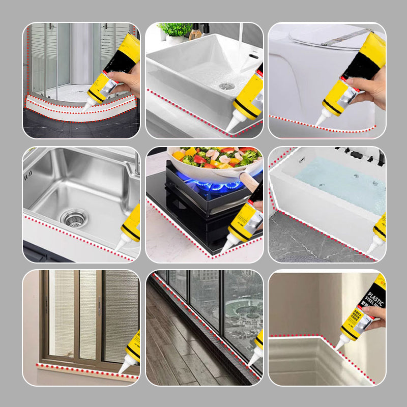 Multifunctionele waterdichte witte kit met schraper