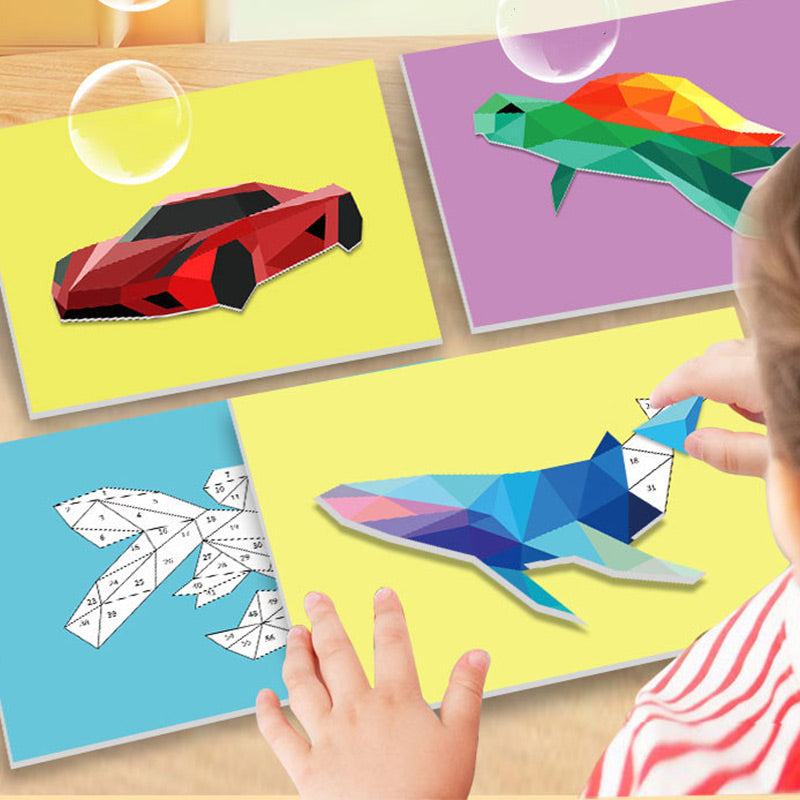 Sticker Puzzelboekjes Set voor Kinderen