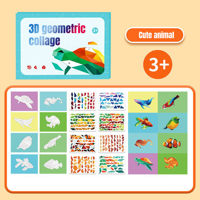 Sticker Puzzelboekjes Set voor Kinderen