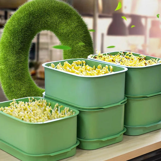 🔥 Stapelbare taugé kweekbak – Meerlaags ontwerp, perfect voor thuisgebruik, gezond en groen leven!